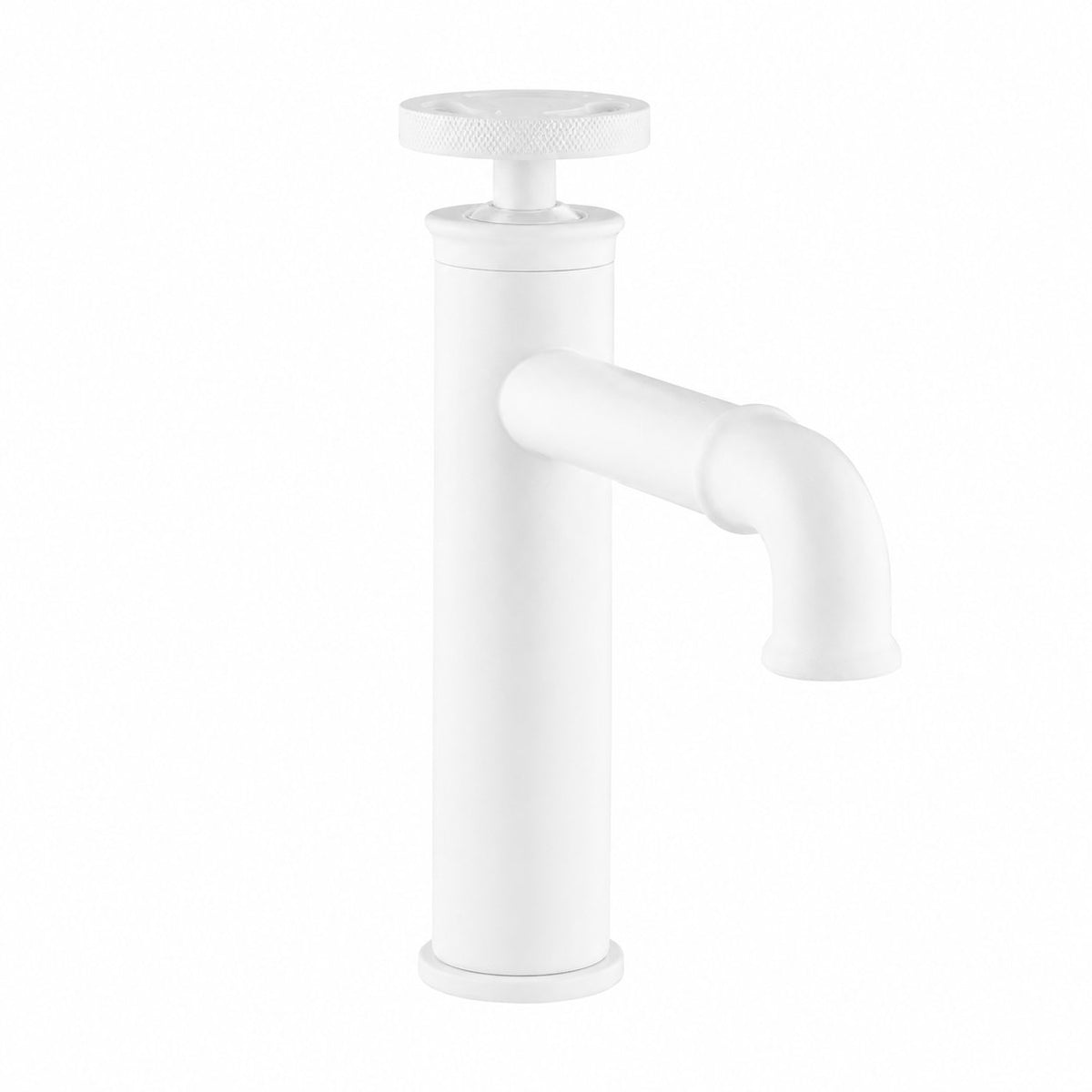 Avallon monotrou, monocommande Wheel, mitigeur de lavabo – finition blanc mat