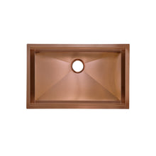 Tourner 76,2 × 48,3 cm acier inoxydable, simple Basin, Undermount Kitchen Workstation vasque – finition Rose or