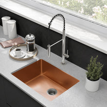 Rivage 58,4 × 45,7 cm acier inoxydable, simple Basin, Undermount évier de cuisine, Rose or