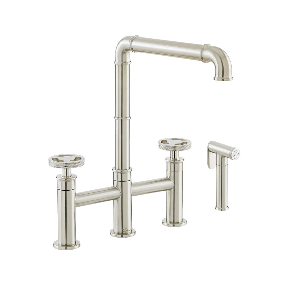 Avallon Pro Widespread mitigeur de cuisine avec Side Sprayer – finition nickel brossé