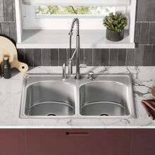 Ouvert 83,8 × 55,9 cm acier inoxydable, Dual Basin, Top-Mount évier de cuisine
