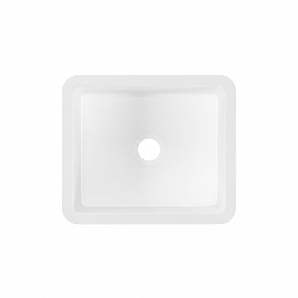 Rochelle 61 × 45,7 cm ceramic simple basin, drop-in/undermount kitchen vasque