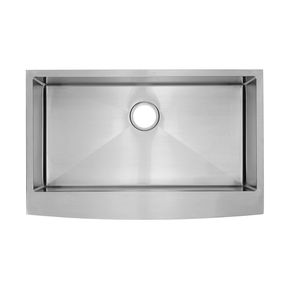 Rivage 83,8 × 53,3 cm acier inoxydable, simple Basin, Farmhouse évier de cuisine avec Apron