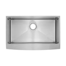 Rivage 83,8 × 53,3 cm acier inoxydable, simple Basin, Farmhouse évier de cuisine avec Apron