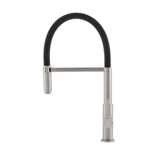 Troyes Poignée unique, Pull-Down mitigeur de cuisine – finition nickel brossé