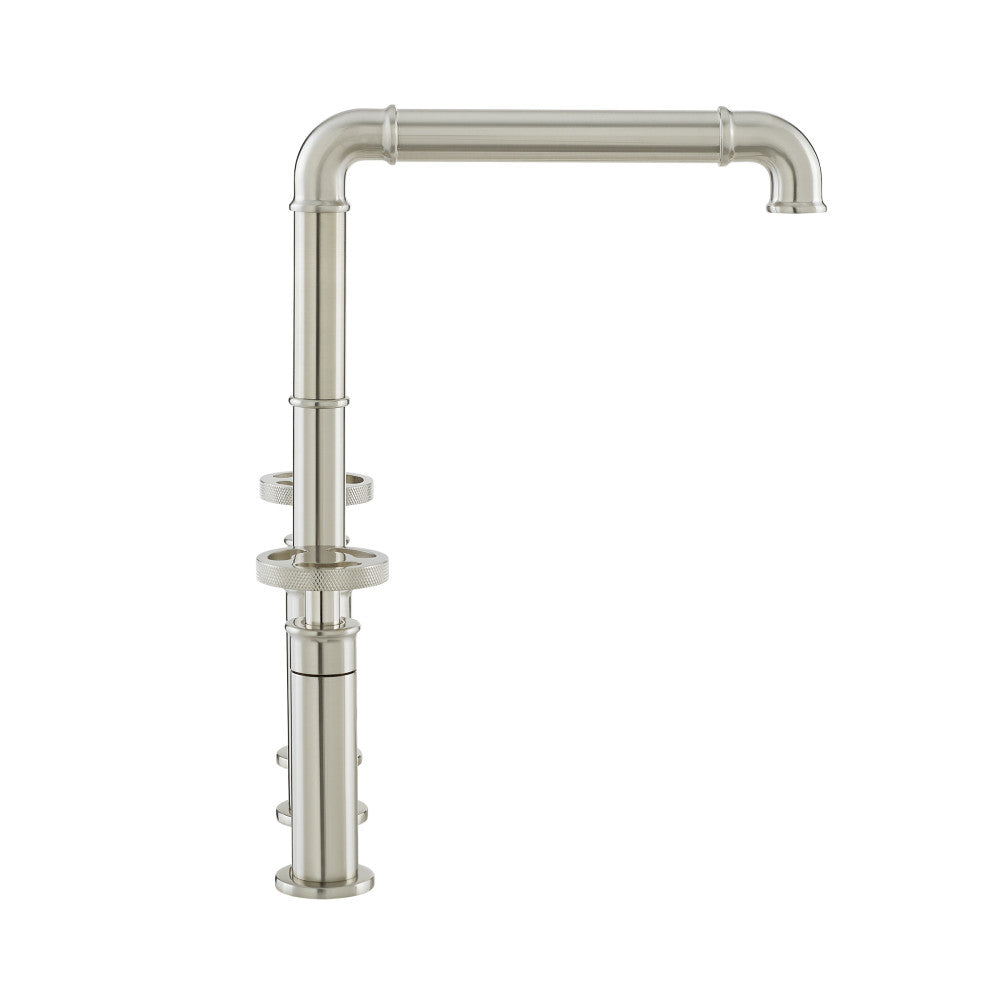 Avallon Pro Widespread mitigeur de cuisine avec Side Sprayer – finition nickel brossé