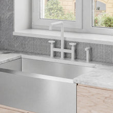 Avallon Pro Widespread mitigeur de cuisine avec Side Sprayer – finition blanc mat