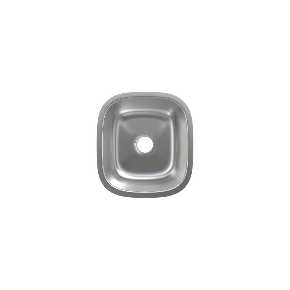 Toulouse 40,6 × 45,7 cm acier inoxydable simple Basin Undermount évier de cuisine