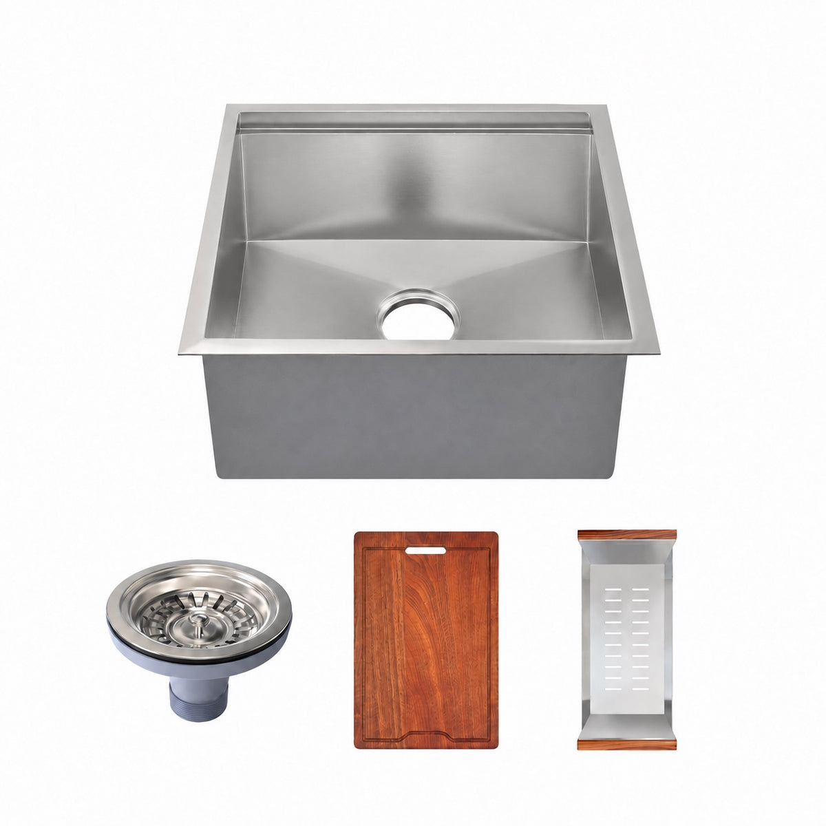 Rivage 55,9 × 48,3 cm simple Basin Undermount Kitchen Workstation vasque