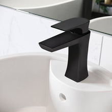 Monaco monotrou, monocommande, mitigeur de lavabo – finition noir mat