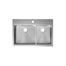Ravi Dual Basin 83,8 × 55,9 cm Topmount Kitchen Workstation vasque