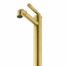 Avallon monotrou, monocommande Sleek, High Arc mitigeur de lavabo – finition or brossé