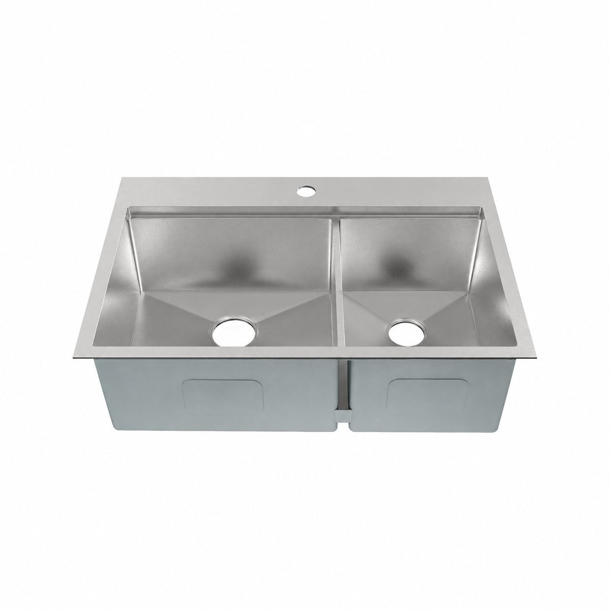 Ravi Dual Basin 83,8 × 55,9 cm Topmount Kitchen Workstation vasque