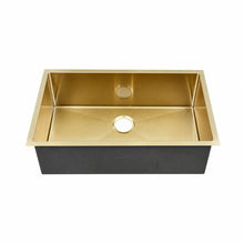 Rivage 81,3 × 48,3 cm acier inoxydable, simple Basin, Undermount évier de cuisine, or