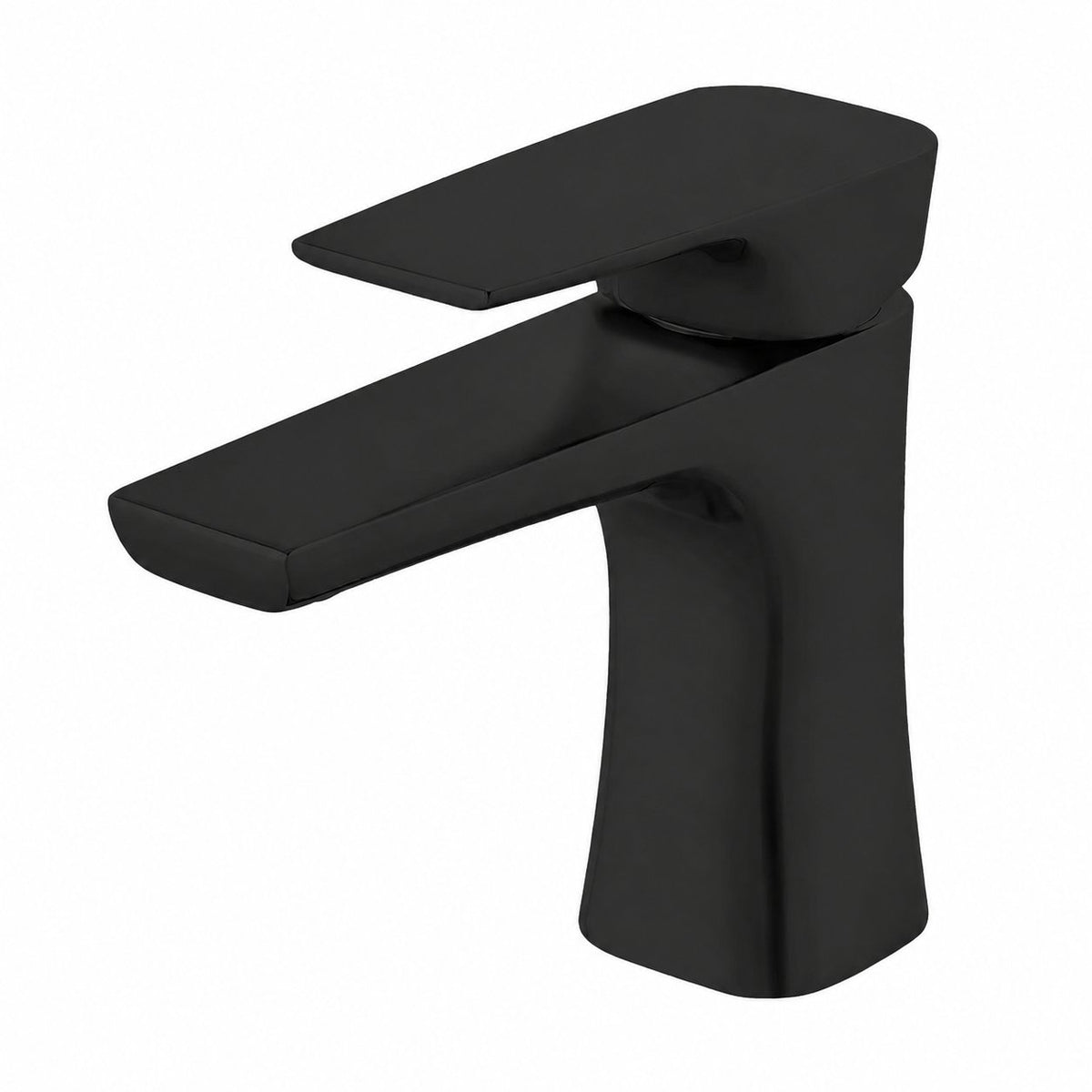 Monaco monotrou, monocommande, mitigeur de lavabo – finition noir mat