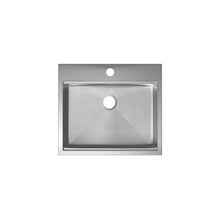 Ravi simple Basin 63,5 × 55,9 cm Topmount Kitchen Workstation vasque