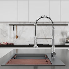 Nouvet Poignée unique, Pull-Down mitigeur de cuisine – finition Chrome