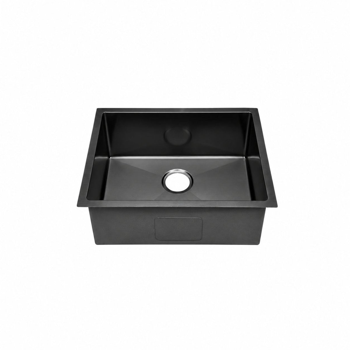 Rivage 58,4 × 45,7 cm acier inoxydable, simple Basin, Undermount évier de cuisine, noir
