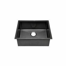 Rivage 58,4 × 45,7 cm acier inoxydable, simple Basin, Undermount évier de cuisine, noir