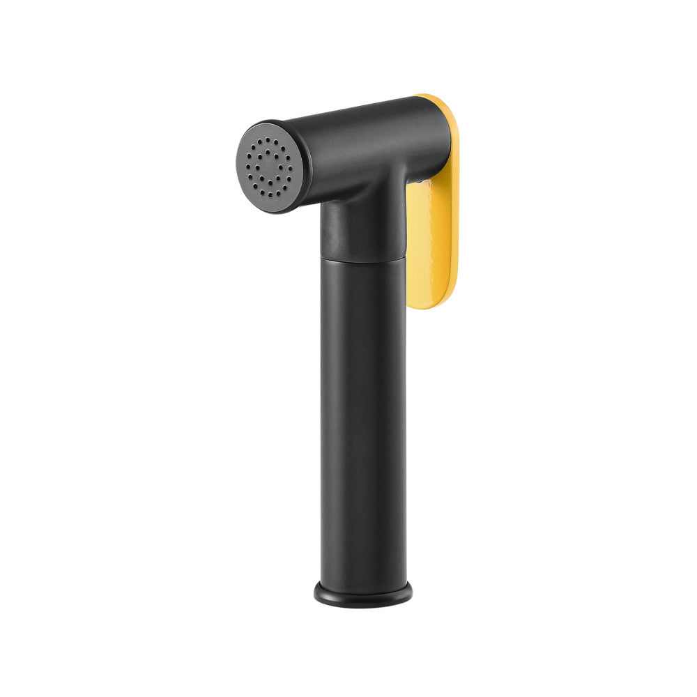 Avallon Pro mitigeur de cuisine – finition noir mat & Yellow