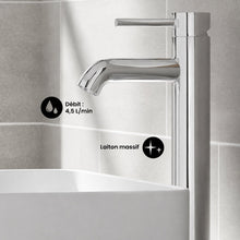 Ivy monotrou, monocommande, High Arc mitigeur de lavabo – finition Chrome