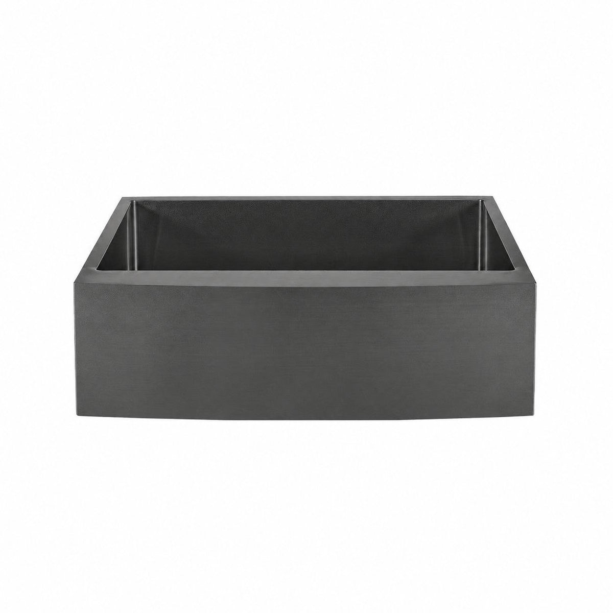Rivage 76,2 × 53,3 cm acier inoxydable, simple Basin, Farmhouse évier de cuisine avec Apron – finition noir