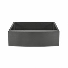 Rivage 76,2 × 53,3 cm acier inoxydable, simple Basin, Farmhouse évier de cuisine avec Apron – finition noir