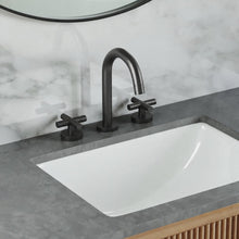 Ivy Courte 20,3 cm. Widespread, Cross Handle, mitigeur de lavabo – finition noir mat