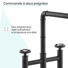 Avallon Pro Widespread mitigeur de cuisine avec Side Sprayer – finition noir mat