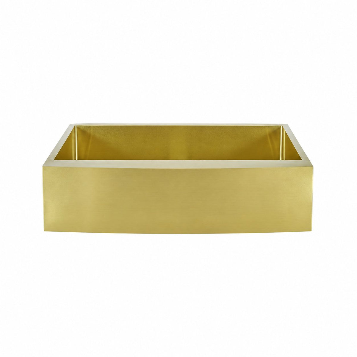 Rivage 91,4 × 53,3 cm acier inoxydable, simple Basin, Farmhouse évier de cuisine avec Apron – finition or