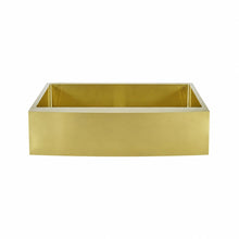 Rivage 91,4 × 53,3 cm acier inoxydable, simple Basin, Farmhouse évier de cuisine avec Apron – finition or