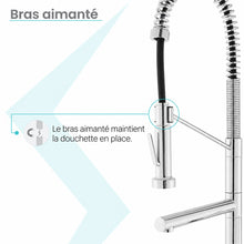 Nouvet Poignée unique, Pull-Down mitigeur de cuisine avec Pot Filler – finition Chrome