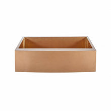 Rivage 83,8 × 53,3 cm acier inoxydable, simple Basin, Farmhouse évier de cuisine avec Apron – finition Rose or