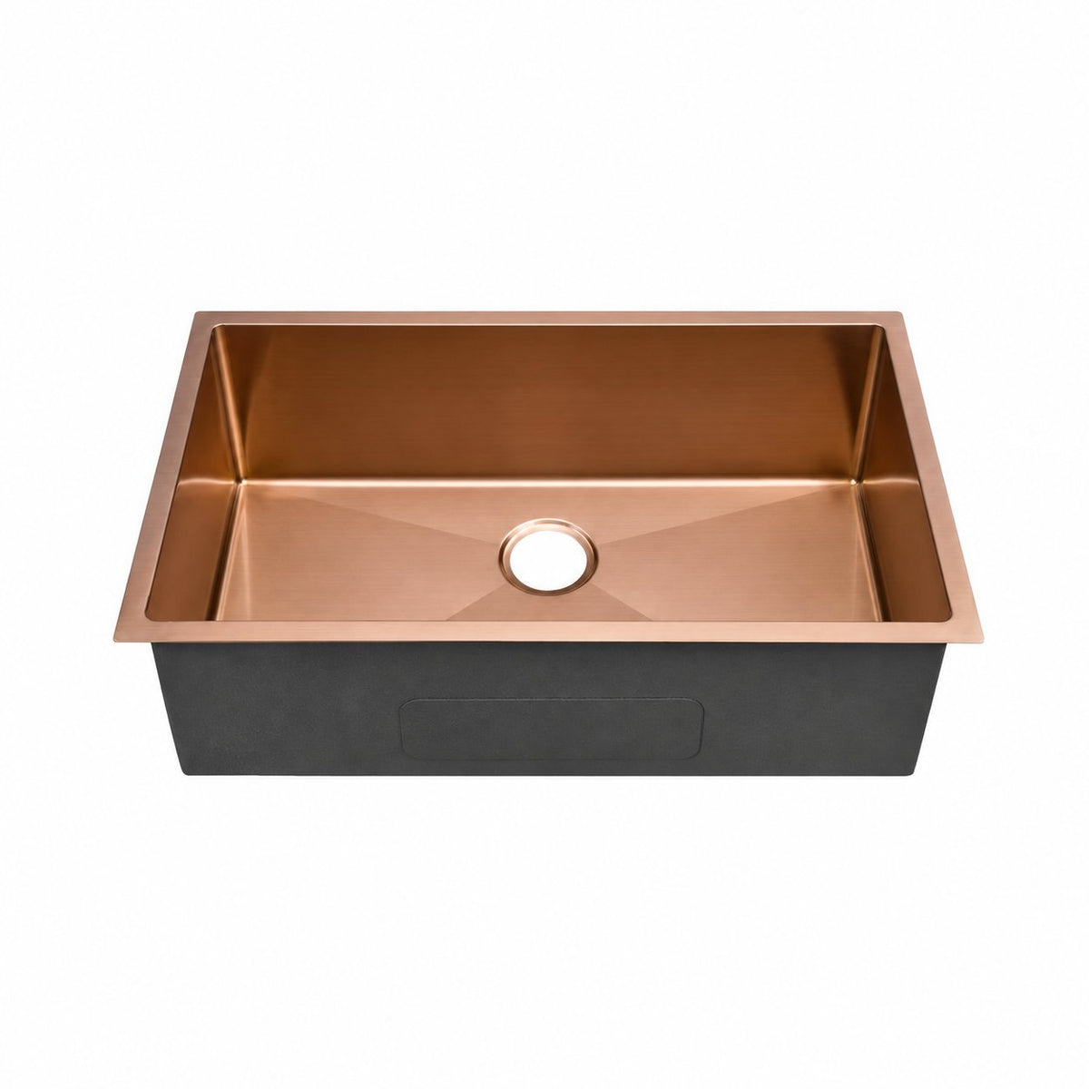 Rivage 81,3 × 48,3 cm acier inoxydable, simple Basin, Undermount évier de cuisine, Rose or