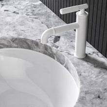 Avallon monotrou, monocommande Sleek, mitigeur de lavabo – finition blanc mat