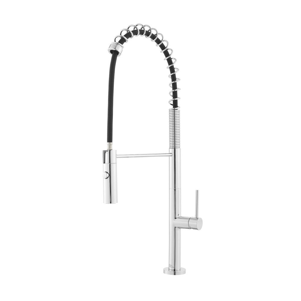 Chalet Poignée unique, Pull-Down mitigeur de cuisine – finition Chrome