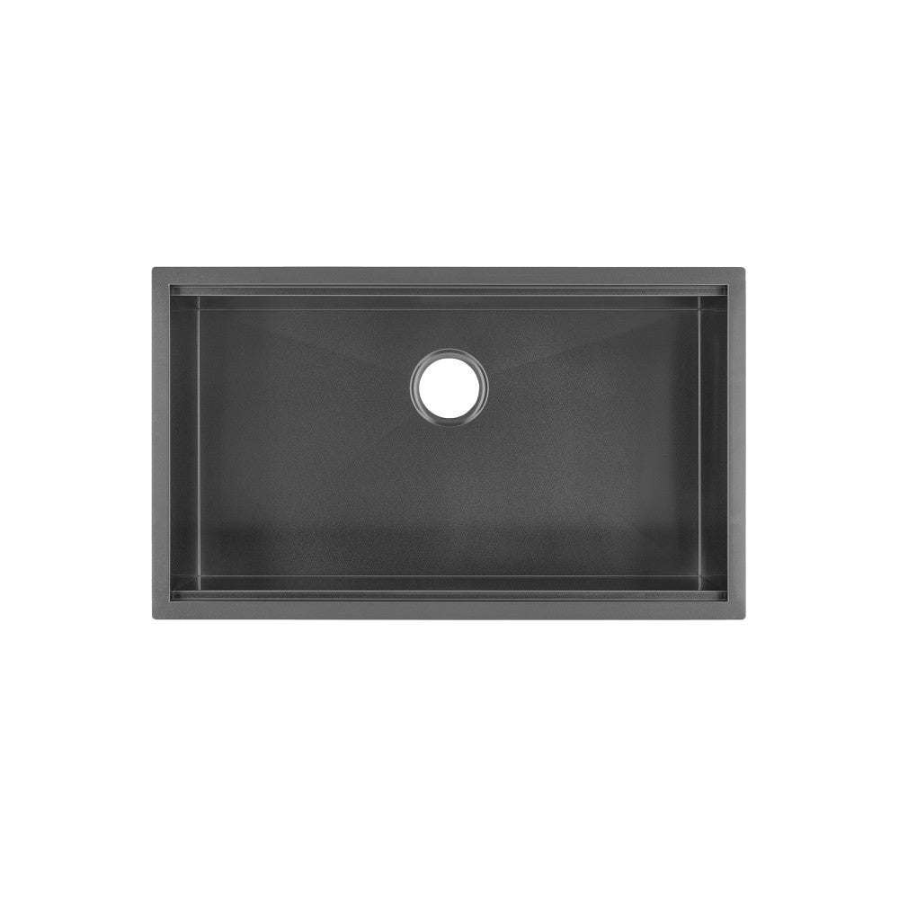 Tourner — Évier inox noir sous plan, 81,3 × 48,3 cm