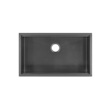 Tourner — Évier inox noir sous plan, 81,3 × 48,3 cm