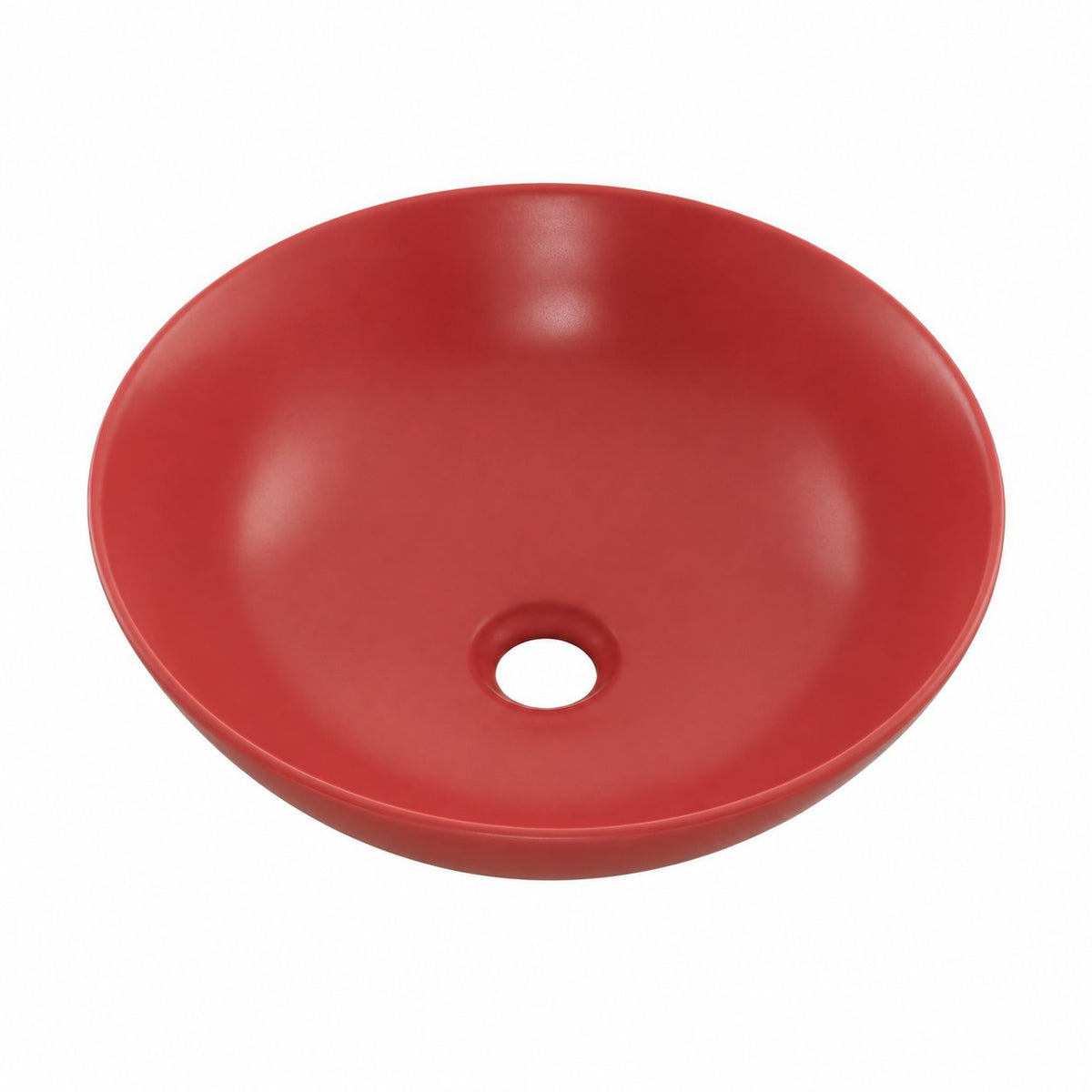 Classe 16 céramique vasque – finition rouge mat
