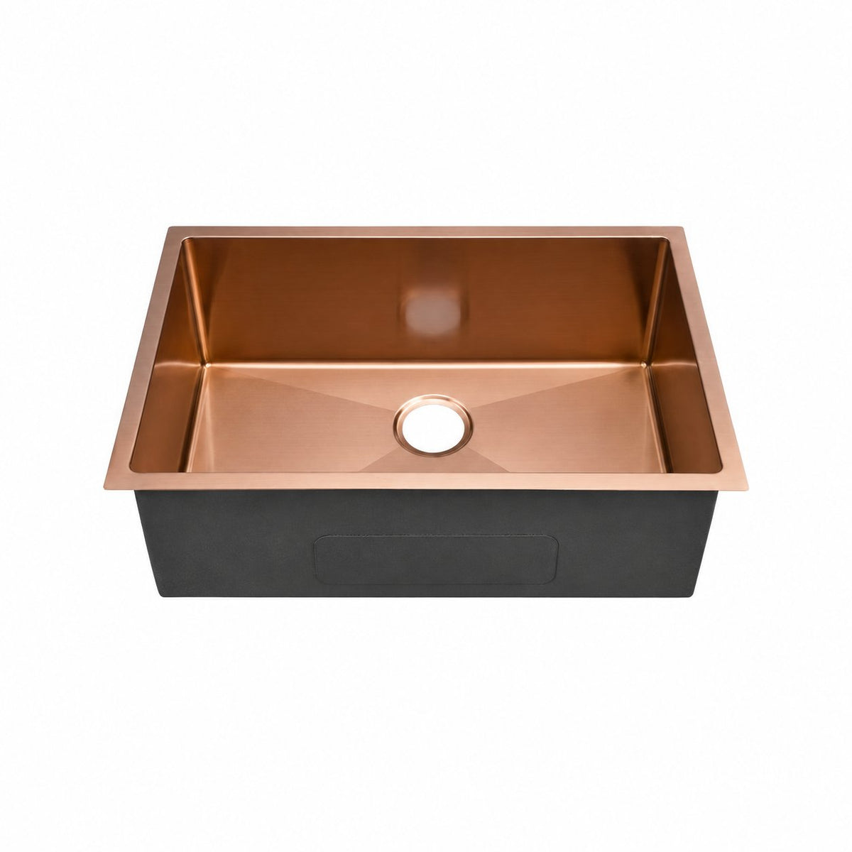 Rivage 76,2 × 45,7 cm acier inoxydable, simple Basin, Undermount évier de cuisine, Rose or
