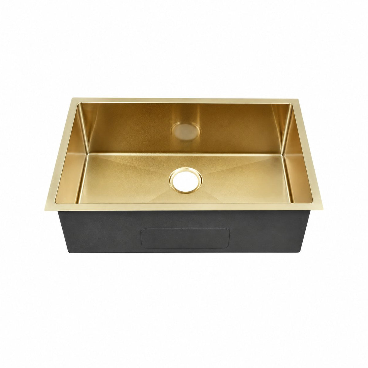 Rivage 76,2 × 45,7 cm acier inoxydable, simple Basin, Undermount évier de cuisine, or