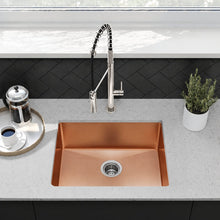 Rivage 58,4 × 45,7 cm acier inoxydable, simple Basin, Undermount évier de cuisine, Rose or