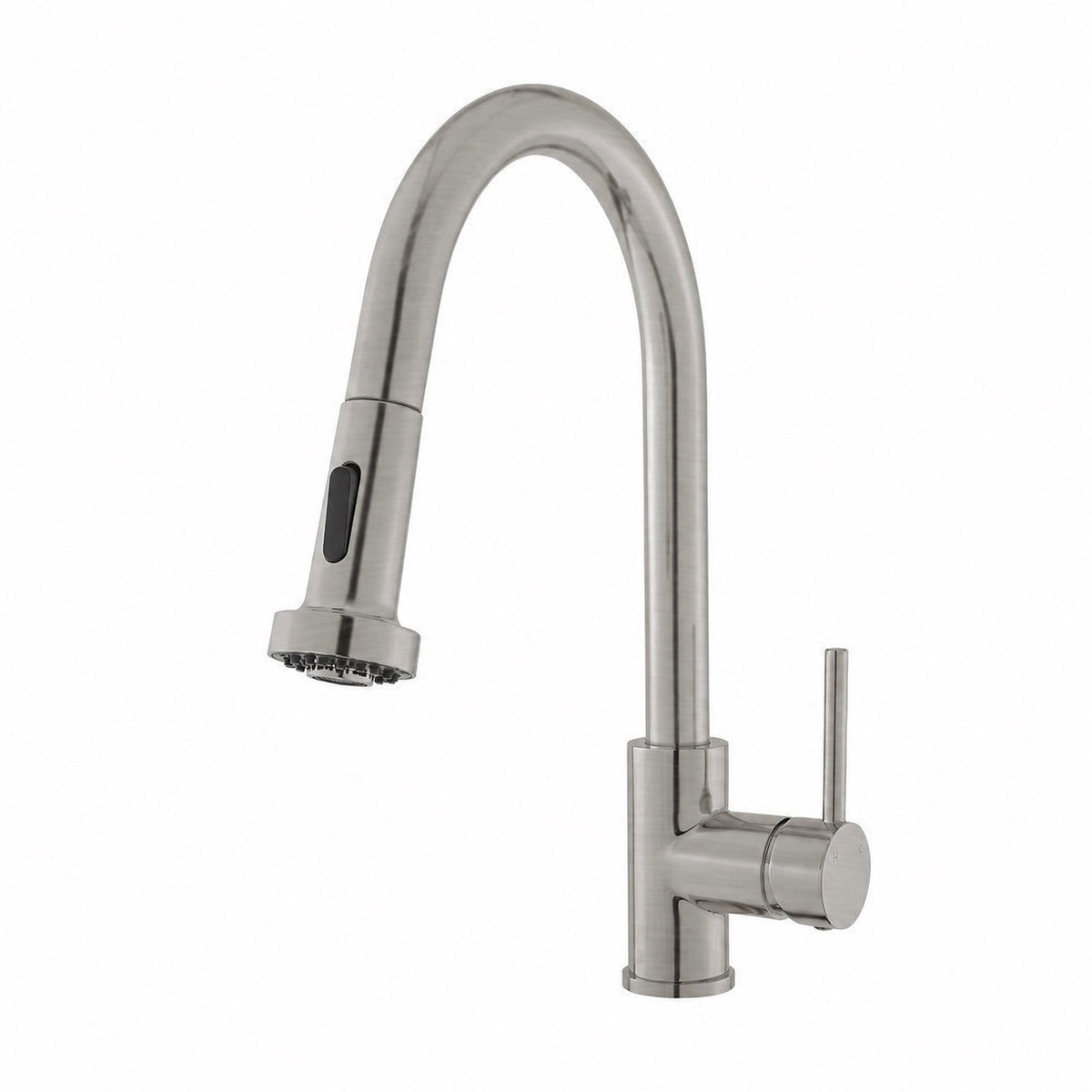 Nouvet Poignée unique, Pull-Down mitigeur de cuisine – finition nickel brossé