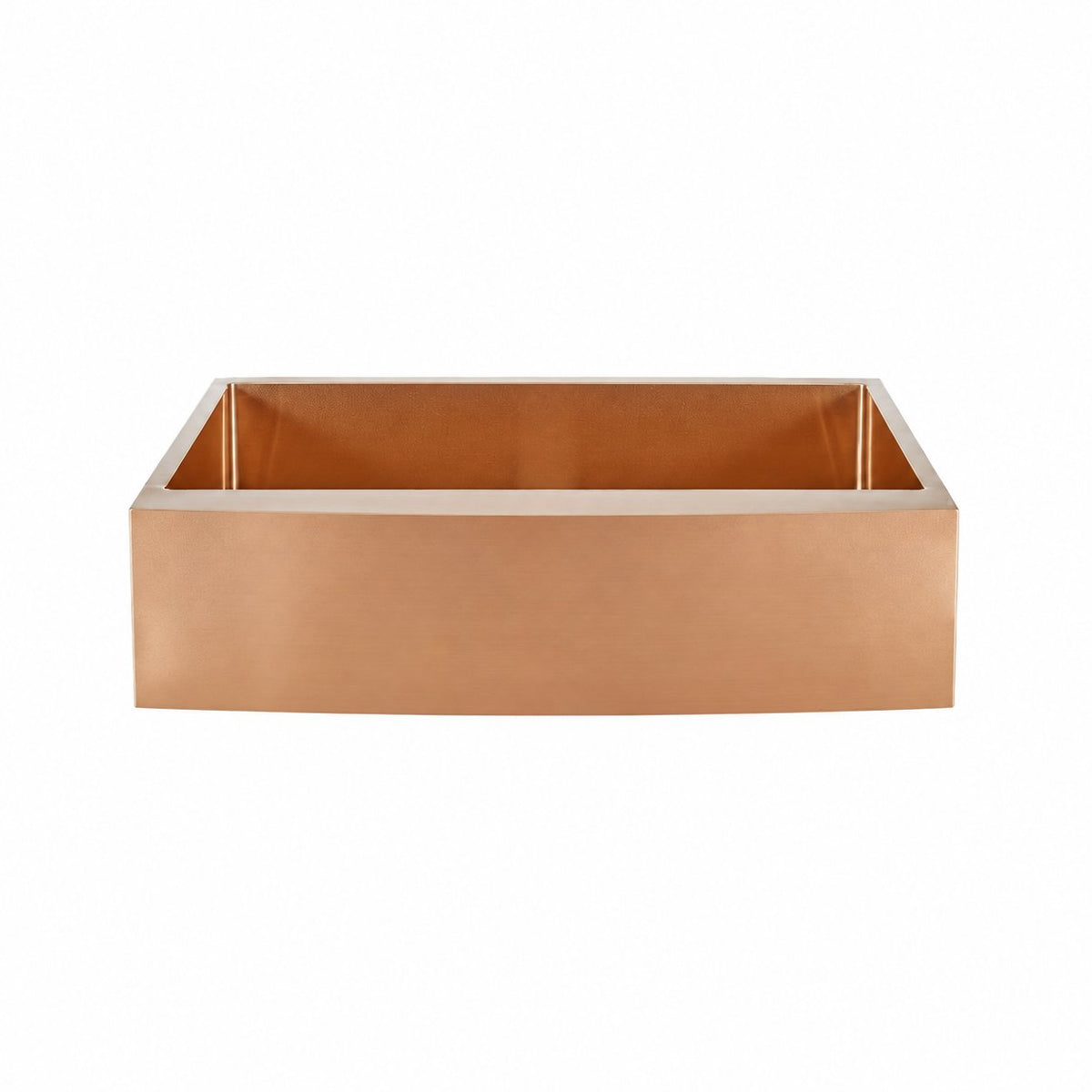 Rivage 91,4 × 53,3 cm acier inoxydable, simple Basin, Farmhouse évier de cuisine avec Apron – finition Rose or