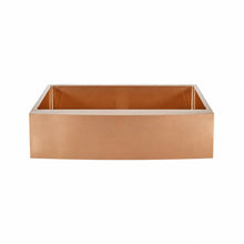 Rivage 91,4 × 53,3 cm acier inoxydable, simple Basin, Farmhouse évier de cuisine avec Apron – finition Rose or
