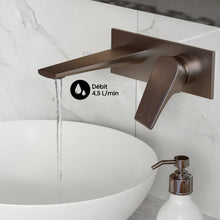 Monaco monocommande, mural, mitigeur de lavabo – finition Oil Rubbed Bronze