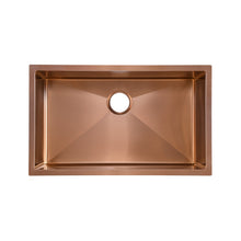 Rivage 76,2 × 45,7 cm acier inoxydable, simple Basin, Undermount évier de cuisine, Rose or