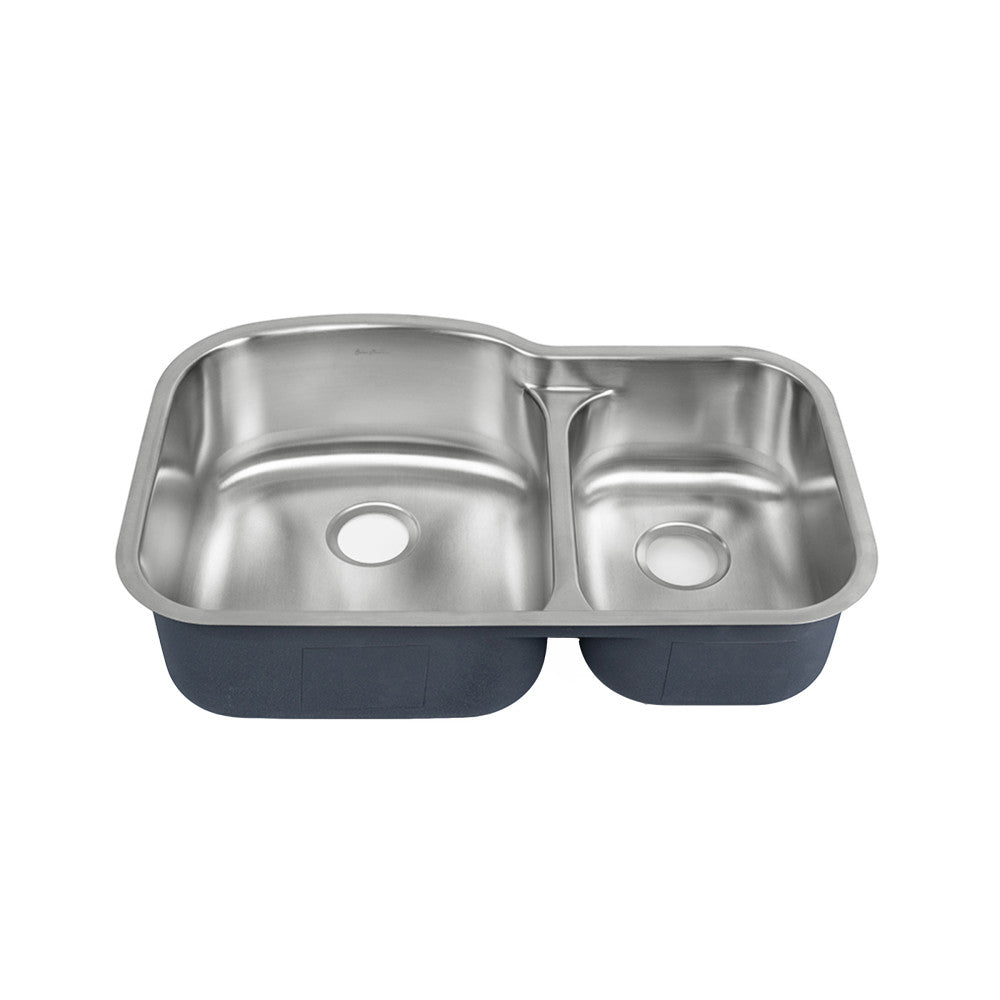 Toulouse 81,3 × 53,3 cm acier inoxydable, Dual Basin, Undermount évier de cuisine