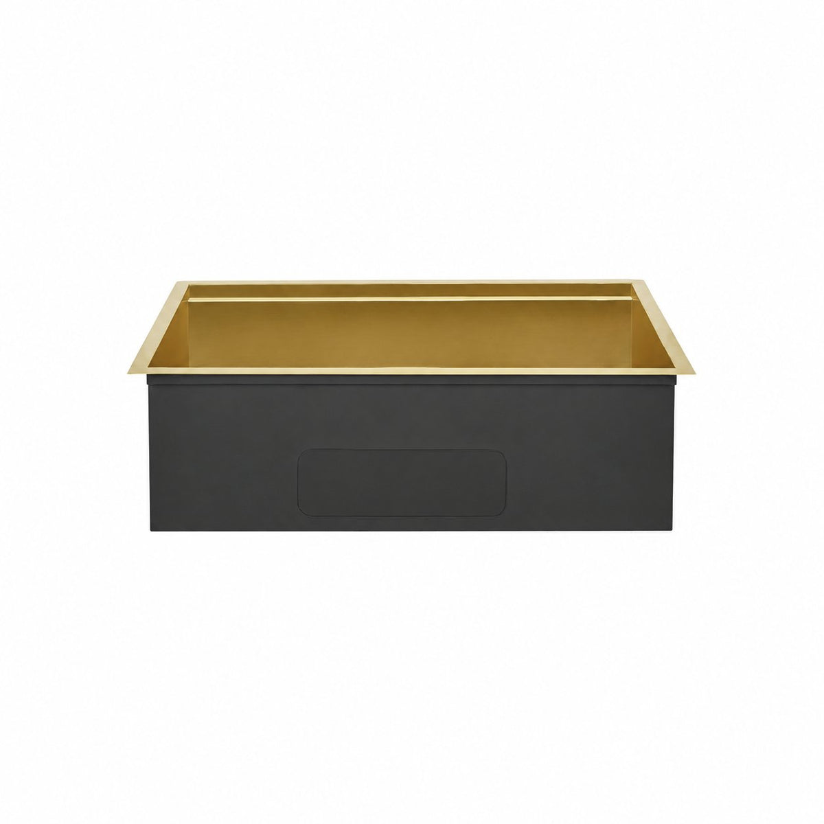 Tourner 81,3 cm 18 Gauge acier inoxydable Undermount évier de cuisine – finition or poli