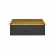 Tourner 81,3 cm 18 Gauge acier inoxydable Undermount évier de cuisine – finition or poli